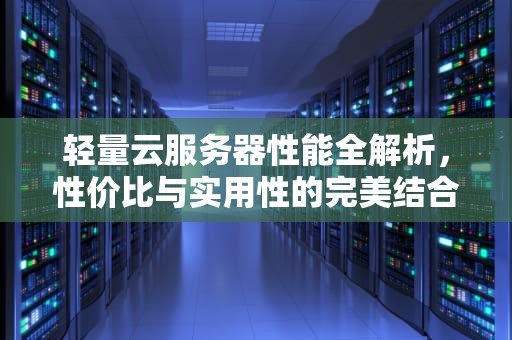 轻量云服务器性能全解析，性价比与实用性的完美结合