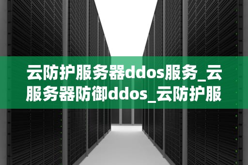 云防护服务器ddos服务_云服务器防御ddos_云防护服务器DDoS服务的重要性及应用