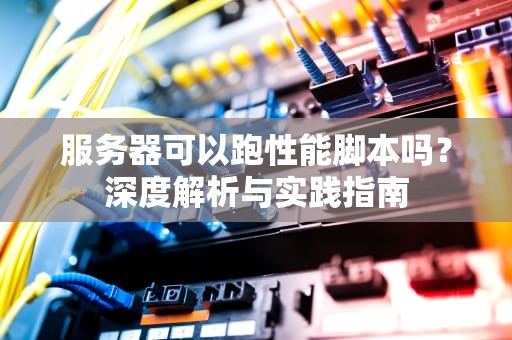 服务器可以跑性能脚本吗？深度解析与实践指南