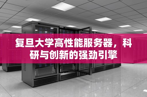 复旦大学高性能服务器，科研与创新的强劲引擎