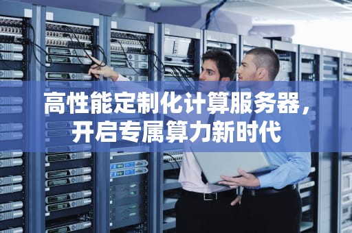 高性能定制化计算服务器，开启专属算力新时代