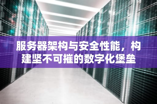 服务器架构与安全性能，构建坚不可摧的数字化堡垒