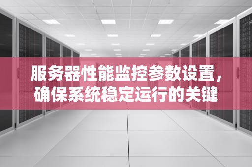 服务器性能监控参数设置，确保系统稳定运行的关键