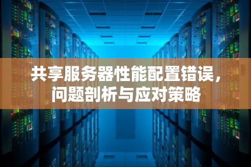 共享服务器性能配置错误，问题剖析与应对策略