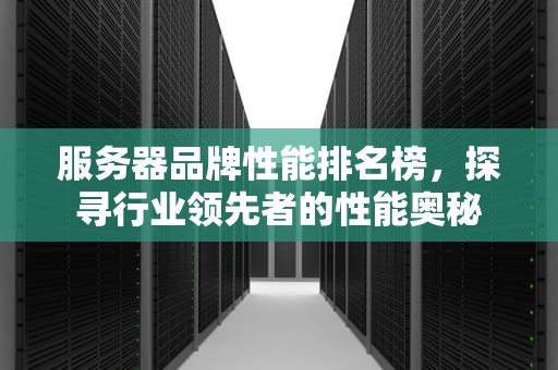 服务器品牌性能排名榜，探寻行业领先者的性能奥秘