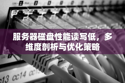 服务器磁盘性能读写低，多维度剖析与优化策略