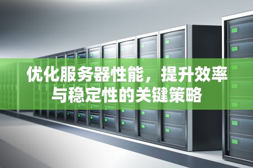 优化服务器性能，提升效率与稳定性的关键策略