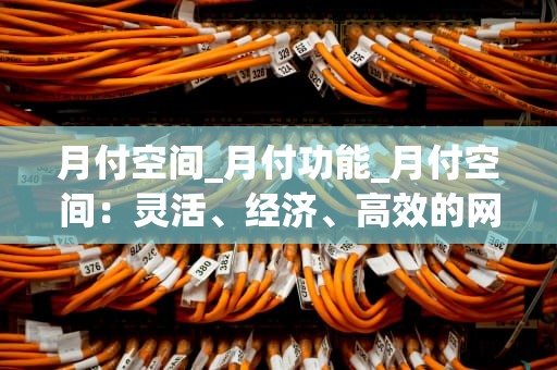 月付空间_月付功能_月付空间：灵活、经济、高效的网络存储解决方案
