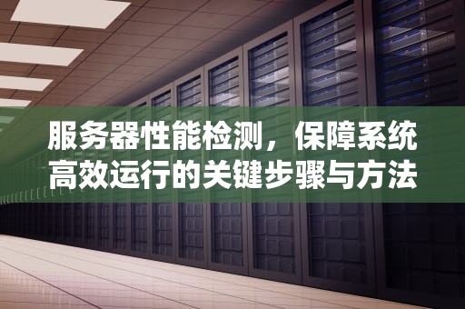 服务器性能检测，保障系统高效运行的关键步骤与方法