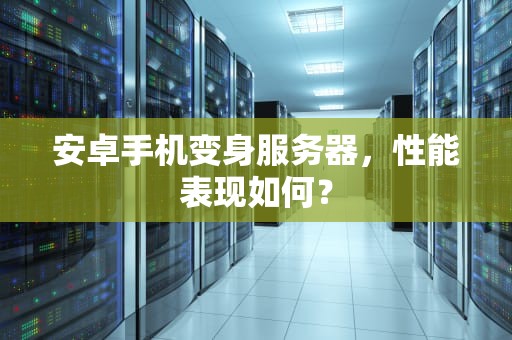 安卓手机变身服务器，性能表现如何？
