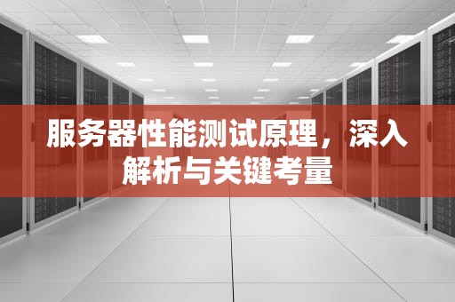 服务器性能测试原理，深入解析与关键考量