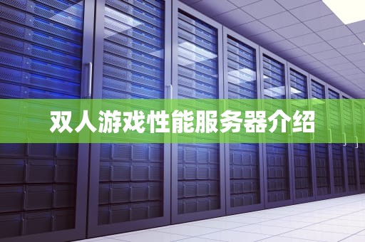 双人游戏性能服务器介绍