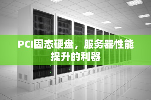 PCI固态硬盘，服务器性能提升的利器