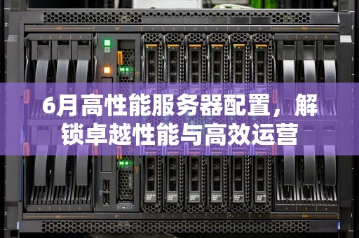 6月高性能服务器配置，解锁卓越性能与高效运营