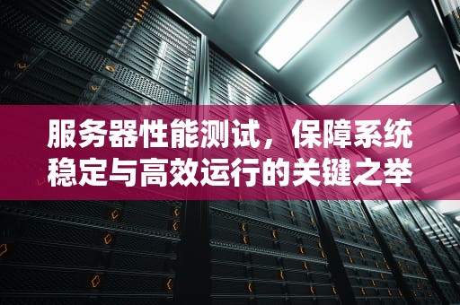 服务器性能测试，保障系统稳定与高效运行的关键之举