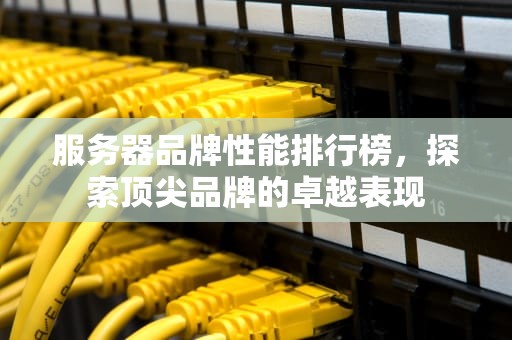 服务器品牌性能排行榜，探索顶尖品牌的卓越表现