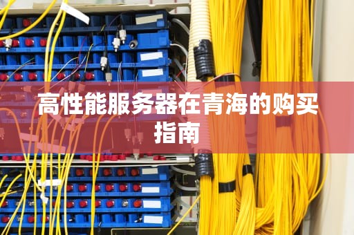 高性能服务器在青海的购买指南