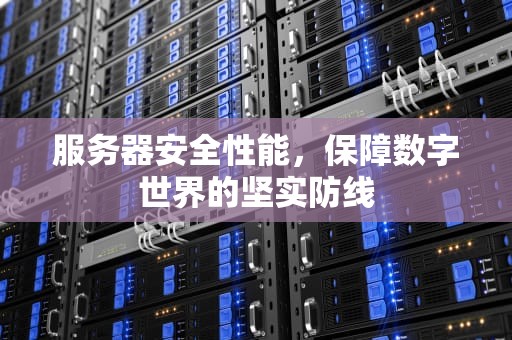 服务器安全性能，保障数字世界的坚实防线