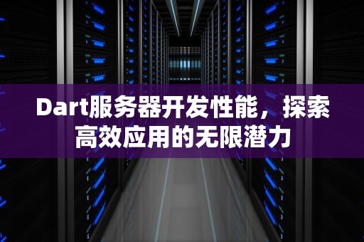Dart服务器开发性能，探索高效应用的无限潜力