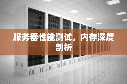 服务器性能测试，内存深度剖析