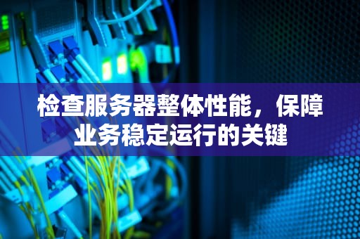 检查服务器整体性能，保障业务稳定运行的关键