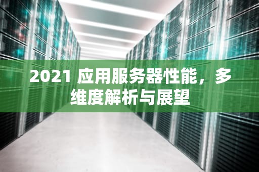 2021 应用服务器性能，多维度解析与展望