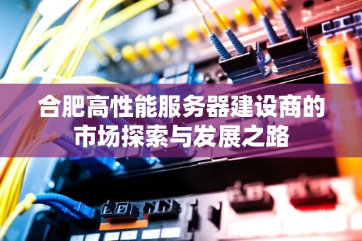 合肥高性能服务器建设商的市场探索与发展之路