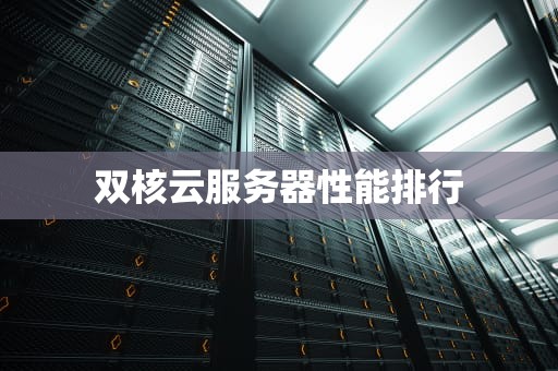 双核云服务器性能排行