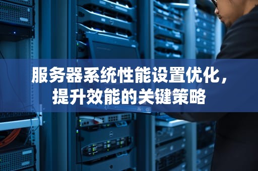 服务器系统性能设置优化，提升效能的关键策略