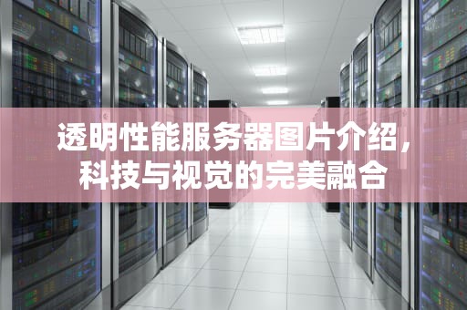 透明性能服务器图片介绍，科技与视觉的完美融合