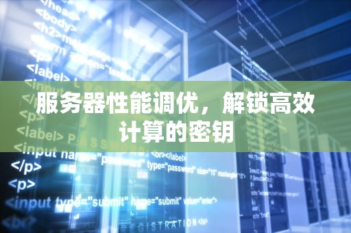 服务器性能调优，解锁高效计算的密钥