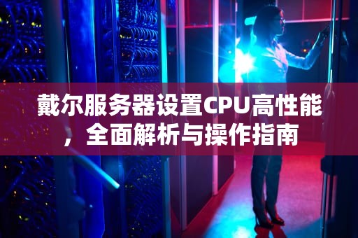 戴尔服务器设置CPU高性能，全面解析与操作指南