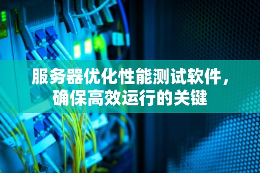 服务器优化性能测试软件，确保高效运行的关键