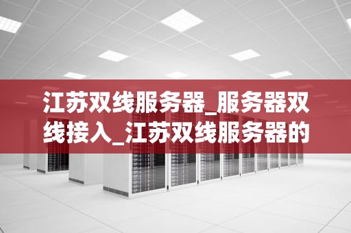 江苏双线服务器_服务器双线接入_江苏双线服务器的优势与应用