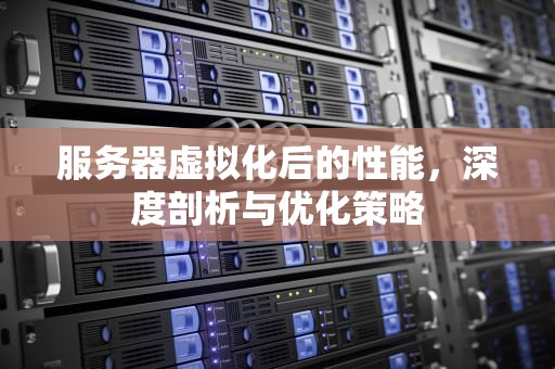 服务器虚拟化后的性能，深度剖析与优化策略