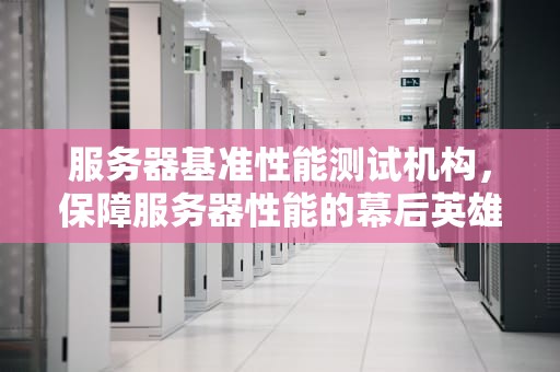 服务器基准性能测试机构，保障服务器性能的幕后英雄