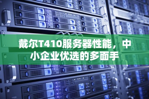 戴尔T410服务器性能，中小企业优选的多面手