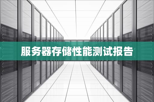 服务器存储性能测试报告