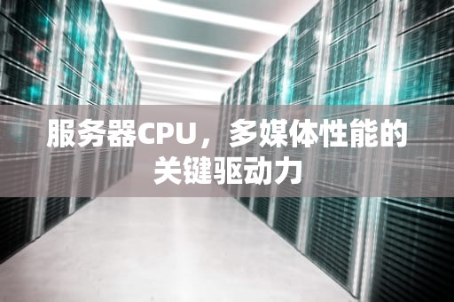 服务器CPU，多媒体性能的关键驱动力