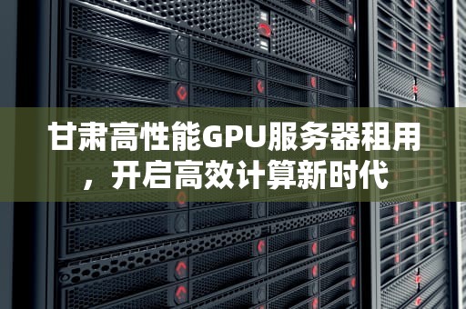 甘肃高性能GPU服务器租用，开启高效计算新时代