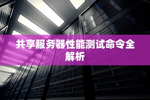 共享服务器性能测试命令全解析
