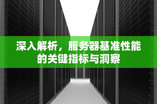 深入解析，服务器基准性能的关键指标与洞察