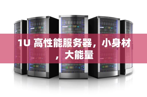 1U 高性能服务器，小身材，大能量