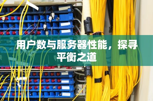 用户数与服务器性能，探寻平衡之道