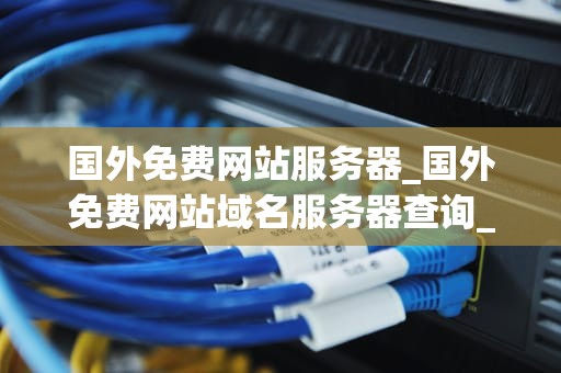 国外免费网站服务器_国外免费网站域名服务器查询_探索国外免费网站服务器