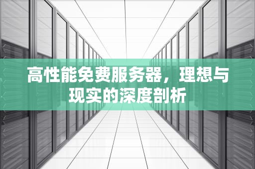 高性能免费服务器，理想与现实的深度剖析