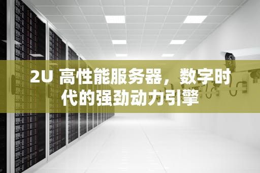 2U 高性能服务器，数字时代的强劲动力引擎