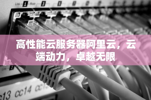 高性能云服务器阿里云，云端动力，卓越无限