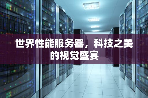世界性能服务器，科技之美的视觉盛宴