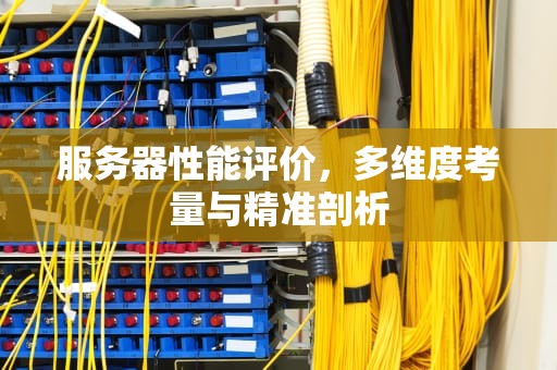 服务器性能评价，多维度考量与精准剖析